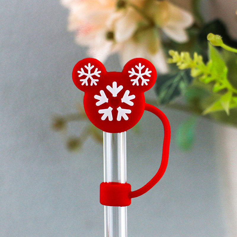 silicone straw decoration